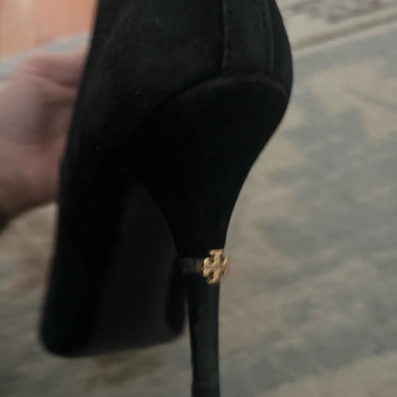 Tory Burch black suede booties - Picture 9 of 10